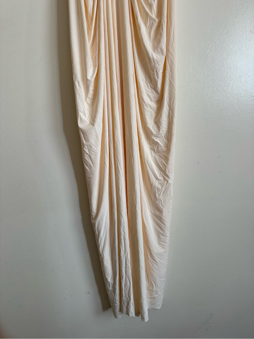 Pearl Gown Deme by Gabriella Bustier Strapless Ivory Ruched Maxi Dress - Picture 5 of 9